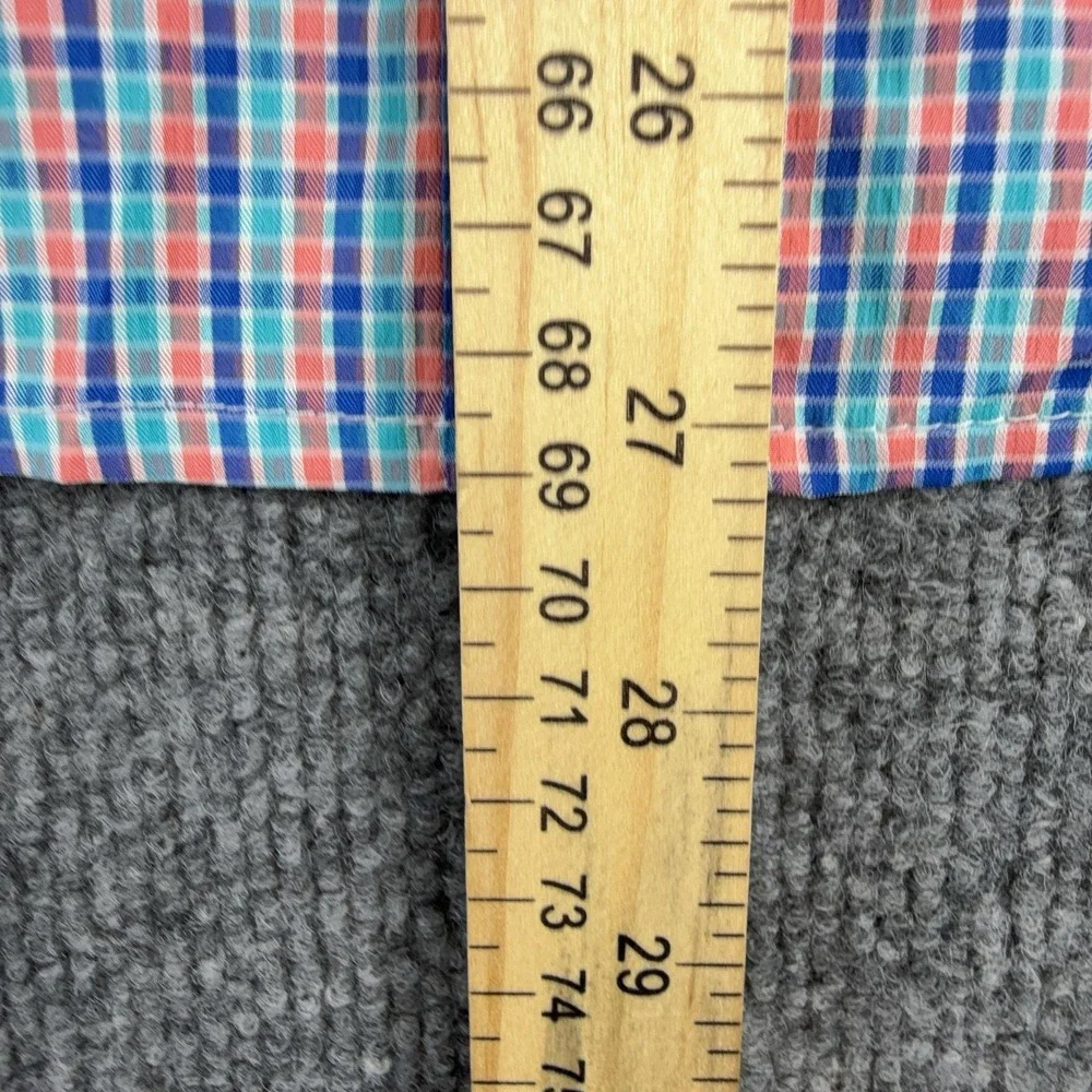 Columbia PFG Super Tamiami Shirt Mens XL Plaid Omni-Shade Fishing Long Sleeve